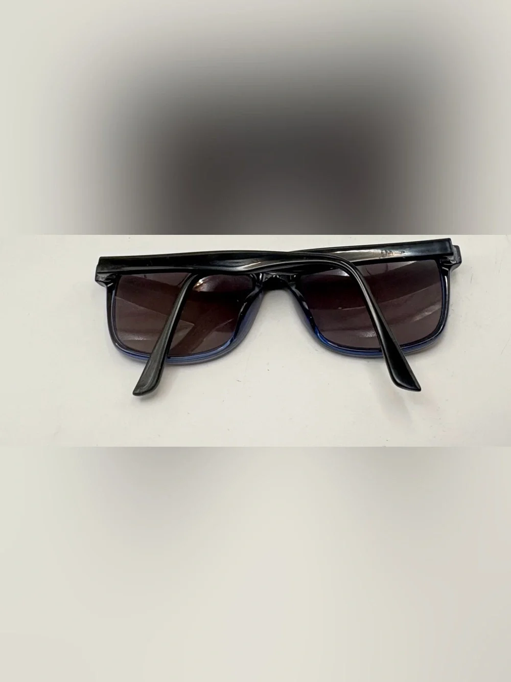 Santa Ana S825 Black Blue Oval Sunglasses Frames Only